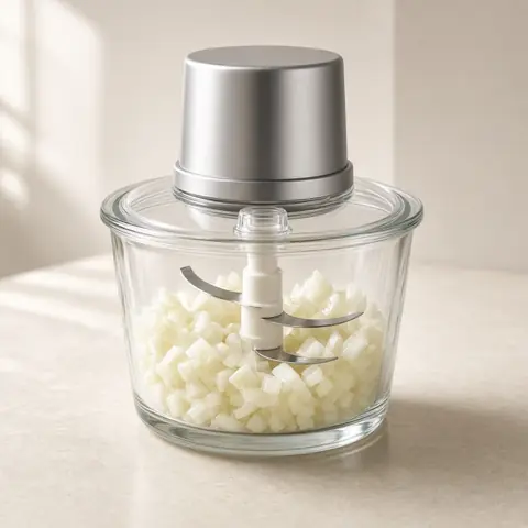 Illustrative photo for AOSION Electric Food Processor with Glass Bowl
