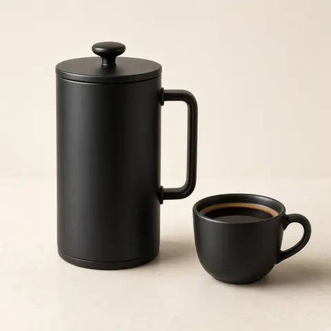 Illustrative photo for Coffee Gator Stainless Steel French Press, 34 oz