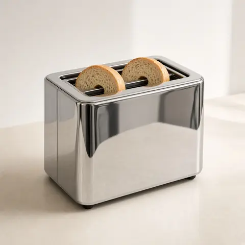 Illustrative photo for Cuisinart 2-Slice Toaster with 1.5" Wide Slots, Stainless Steel
