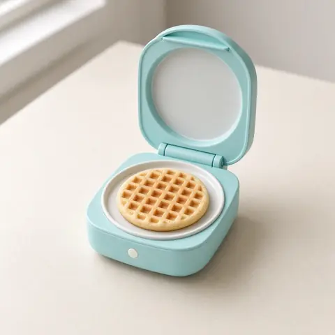Illustrative photo for Dash Mini Waffle Maker, 4-Inch Ceramic Nonstick