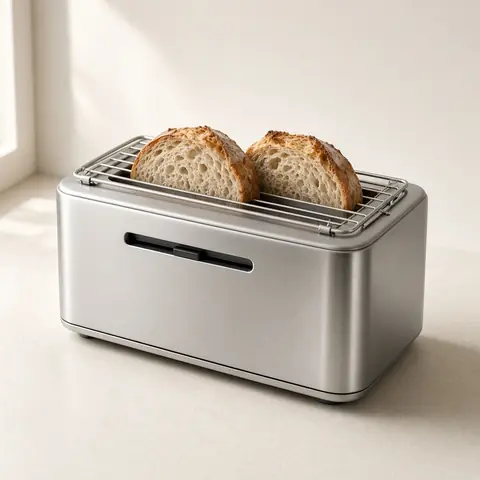 Illustrative photo for Elite Gourmet 4-Slice Long Slot Toaster