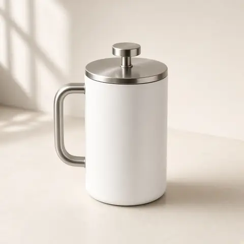 Illustrative photo for Frieling Double-Walled Stainless Steel French Press, 34 oz