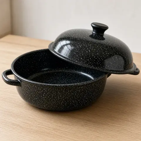 Illustrative photo for Granite Ware 20-lb Covered Oval Roaster