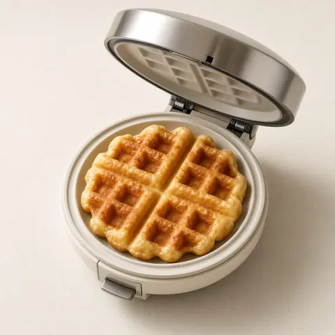 Illustrative photo for Hamilton Beach Belgian Waffle Maker, PFAS-Free Ceramic Plates