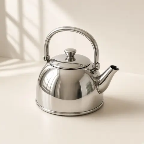 Illustrative photo for Le Creuset Demi Stainless Steel Tea Kettle, 1.25 qt