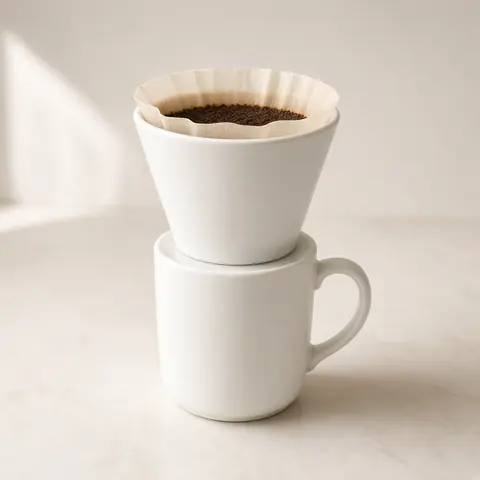 Illustrative photo for Melitta Porcelain Pour-Over Coffee Cone, #2