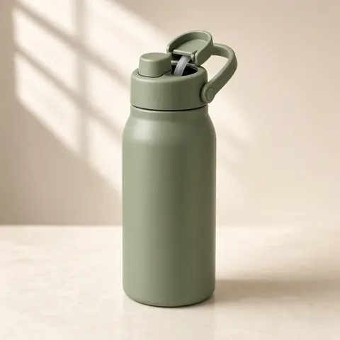 Illustrative photo for Owala FreeSip Stainless Steel Water Bottle, 32 oz
