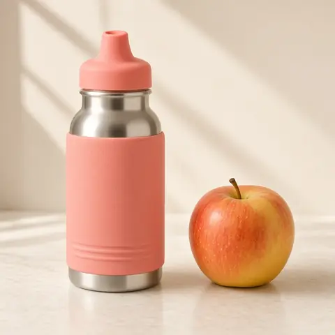 Illustrative photo for Pura Sport Mini 11 oz Stainless Bottle with Silicone Sport Top