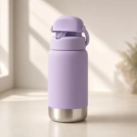 Illustrative photo for Pura Toddler Straw Bottle, 11 oz Stainless